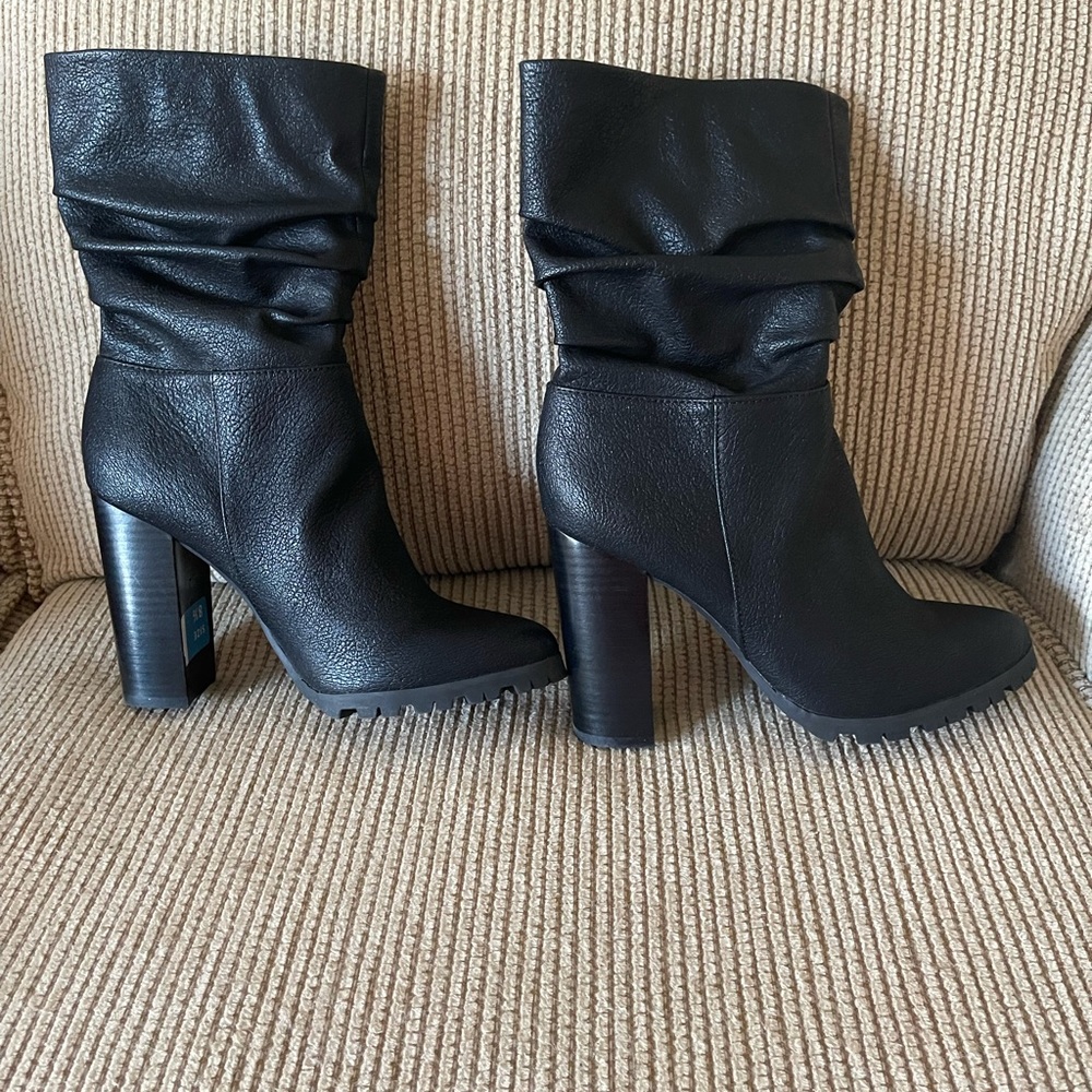 The Raina Black Boot By Katy Perry